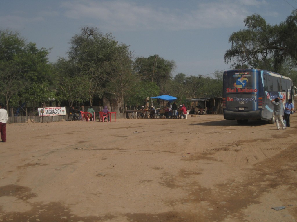 Der bolivianische Grenzposten im Chaco, Grenzgebiet zu Paraguay