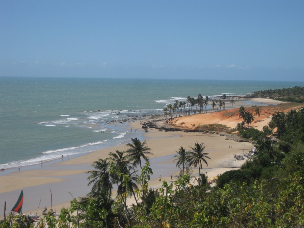 Der schöne Sandstrand Lagoinha nordwestlich von Fortaleza
