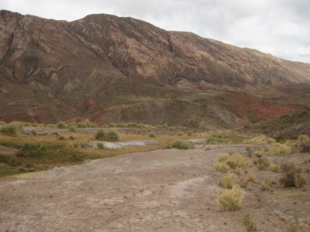 Die Landschaft beim Ojo del Inca