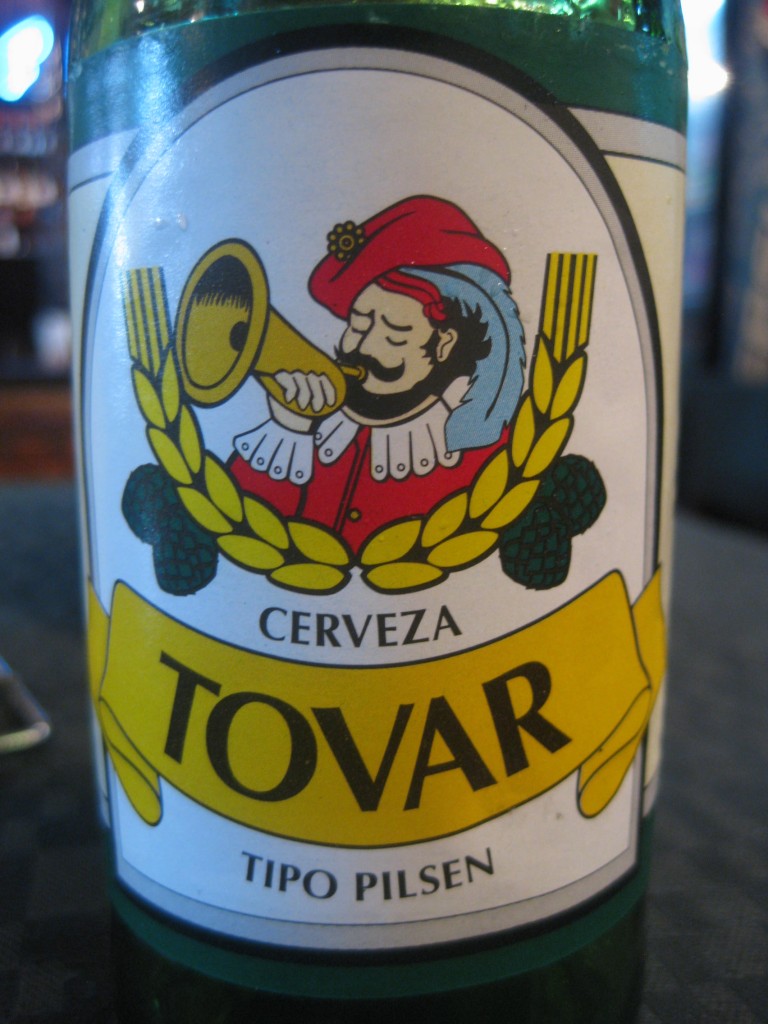 Das Bier der Colonia Tovar. Cerveza Tovar, Tipo Pilsen.